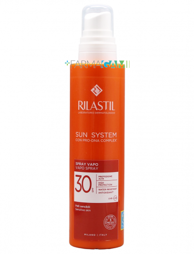 Rilastil Sun System Spray Vapo SPF30 Pelli Sensibili 200 Ml